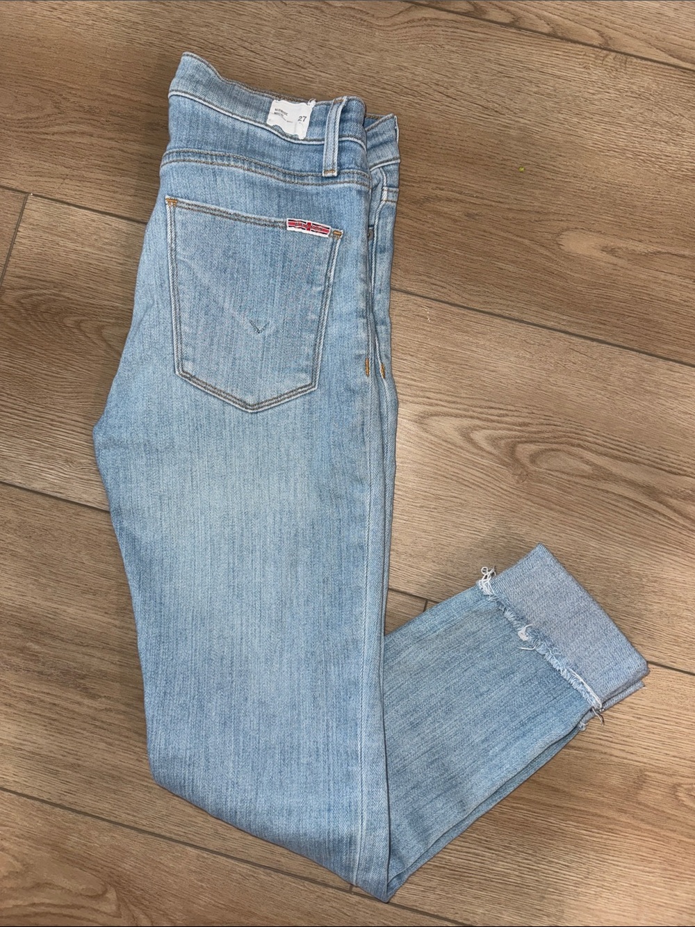 Hudson Jeans Light Blue Cropped Ankle Skinny